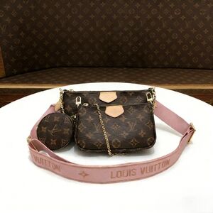 <AUTHENTIC>Louis Vuitton Multi Pochette in Brown